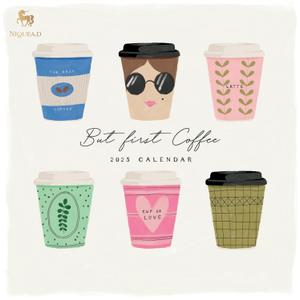 2025 But First Coffee Wall calendar