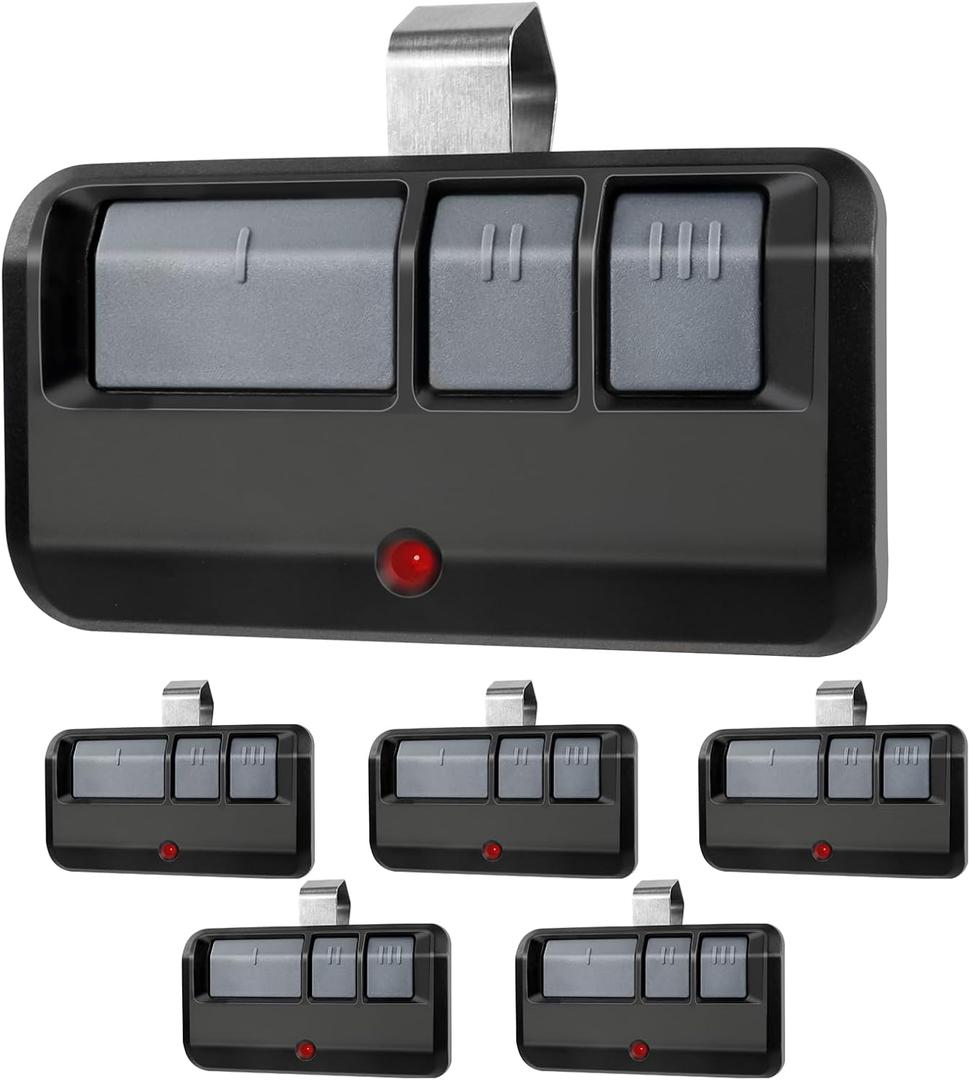 893MAX Garage Door Opener Remote, for LiftMaster/Chamberlain/Craftsman Garage Door Opener, Replaces 893LM G953EV-P2 371LM 373LM 890MAX 971LM 973LM5 Pack (Black)