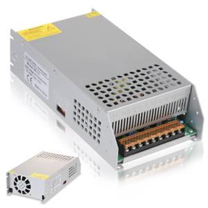 New Version DC 12V 100A 1200W Power Supply Adapter 110V AC to 12V DC Converter 100A 1200W Power Supply Transformer for Motor Pump CCTV Security Camera Car Stereo 3D Printer