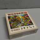 WOODEN.CITY Wooden Puzzle 1000 Pieces Mushroom Wonderland Premium 1000 Piece Wood Puzzle for Adults with 100 Whimsy Shapes Made & Designed in EU