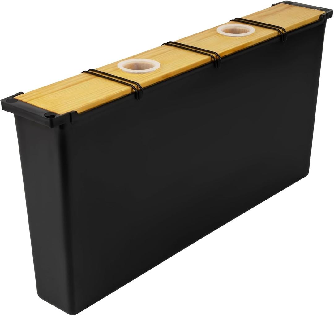 Bee Hive Feeder Frame 6L-1 Pack, 19" x 2" x 9 Frame Feeders for Bee Hive, Deep Frame Water Feeder for Beekeeping, Easy to Use Bee Feeding Tools in Hive Bee Feeder