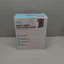 Mini Hot and Iced Coffee Maker Single Serve, for K Cup and Ground, 6 to 14 Oz Brew Sizes, with Recipe Book, for Home, Travel, RV, Office and Dorm, Elegant Gray