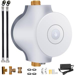 HBS24-12Z Faucet Control Smart Instant Hot Water Recirculating Pump System for Tanked, Tankless Water Heaters Super Energy Saving