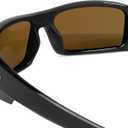 B.N.U.S Polarized Sunglasses for Men with Corning Glass Lens - Scratch-Resistant, Optical Clarity, Premium UV Protection