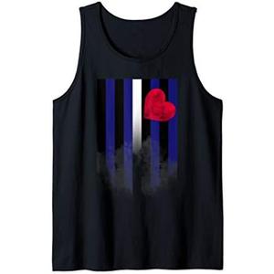 Mens Leather Pride Flag Mens Tee Tank Top L
