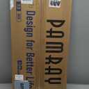 Pamray 32 Inch Small Computer Desk with 2 Drawers for Bedroom Study Writing Home Office Table for Small Spaces Grey