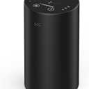 Waterless Essential Oil Diffuser, Rechargeable Scent Diffusers with 3 Mist Levels & Timers, Portable Aromatherapy Diffuser for Home Car Room Studio Office, Black Metal