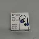 Joysico Wired Over Ear Earbuds for Kids Women Small Ears, Sport in-Ear Headphones Earhook Earphones for Running Exercise Jogging, Ear Buds with Case Microphone and Volume for Cell Phones Laptops Blue
