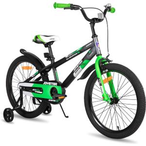 JOYSTAR New Berry Kids Bike for Boys and Girls Ages 3-12 Years Old, 12 14 16 Inch Kids Bicycles with Training Wheels, 20 Inch Bike with Kickstand, Multiple Colors (Green)