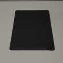 HONKID Hard Metal Mouse Pad for Desk, Aluminum Solid Mouse Pad for Magic Mouse and Pro/Air with Stable Rubber Base, Firm Mousepad for Travel and Home Office (Black) (9.1L x 7.1W inches)