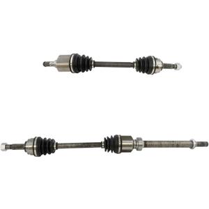 TRQ Front CV Axle Shaft Assembly Set Compatible with 2009-2014 Nissan Cube 2007-2012 Versa