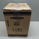 Antarctic Star Countertop Ice Maker with Soft Chewable Pellet Ice, 34lbs/24Hrs, One-Click Operation, Self-Cleaning Portable Peddle Ice Machine with Ice Scoop for Kitchen,Office,Bar,RV (Black) (13x12x9")