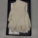 100% Cashmere Gloves for Women, Jersey Knit Ultra Soft Women's Pure Cashmere Gloves for Winter (Beige)