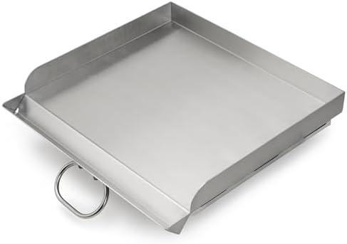 Stanbroil 14" x 16" Fry Griddle, Stainless Steel 1-Burner Griddle Top for Camp Chef Pro 60x, Expedition 2X, Pioneer 14, Yukon, Explorer, Outdoorsman Stove, Replacement for Camp Chef SG30