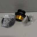 Black Bathtub Drain Tip-Toe Single Hole,Welsan Tub Drain Trim Set Conversion Kit Assembly, Coarse Thread Replacement Trim Kit with 1-Hole Overflow Faceplate Includes an Adapter, Matte Black