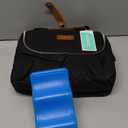 Breastmilk Cooler Bag with Ice Pack Fits 6 Baby Bottles up to 9 Ounce, Wearable Breast Pumps Cooler Bag for Nursing Mom Daycare, Work, Travel- Black