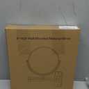 Wall Mounted Makeup Mirror - 10x Magnification 8'' Two-Sided Swivel Extendable Bathroom Mirror Nickel Finish