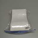 100 Pack Bags, Resealable Bags with Clear Window, Stand-up Bags for Sealing Storage, Scratch Resistant Hand Storage Bags. (White, 5.99.05 Inch)