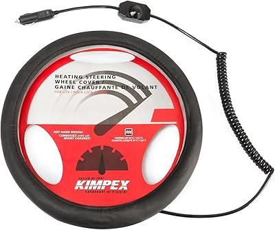Kimpex 950491 Heated Steering Wheel Cover, Black