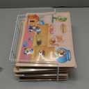 SYNARRY Wooden Puzzles for Toddlers 1-3, 6XSET Animals Puzzles for Toddlers 2-4 with Rack, Toddler Puzzles Ages 2-4, Kids Learning Educational Montessori Toys for 2 3 Year Old, Gifts for Boys Girls