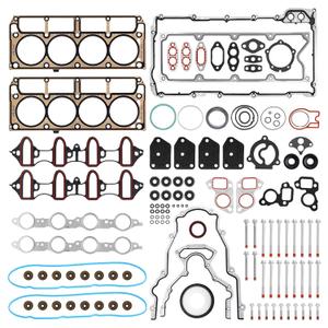 Cylinder Head Gasket Set with Bolts Compatible with 2002-2011 Buick, Chevy Silverado Suburban Tahoe, GMC Sierra Yukon Cadillac 4.8L 5.3l V8 Engine Replace# ES72173