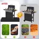 Large 60 x 40 Inch BBQ Under Grill Mat for Outdoor, Indoor Fireplace Mat Fire Pit Mat, Double-Sided Fireproof Grill Pad, Waterproof Under Pet Cage Mat
