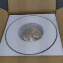 Modern Glass Pendant Light,12 Inch Dome Gold Pendant Lights Fixture with Clear Glass Shade, Blown Glass Ceiling Hanging Lighting for Kitchen Island Dining Room Bathroom Bar Restaurant