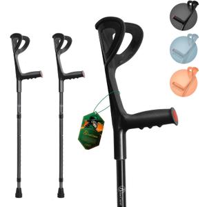 BeneCane Forearm Canes Lightweight Arm Crutch Adjustable Ergonomic Comfortable on Wrist Non Skid Rubber Tips