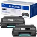 MLT-D203L High Yield Toner Cartridge 2-Pack Replacement for Samsung D203L MLTD203L Toner for ProXpress M3320ND M3820DW M3370FD M3870FW Printer Toner (Black)