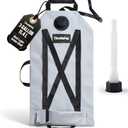 3 Gallon Collapsible Liquid Bladder for Motorcycles - Armadillo Bag with Reinforced Stitching X Straps - Emergency Fluid Pouch for Adventure - Motorcycle Spare Automotive Fluids Can