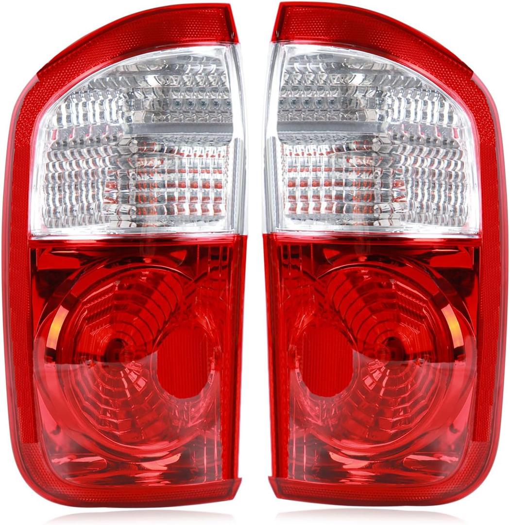 Left and Right Tail lights Assembly Compatible with 2004 2005 2006 Toyota Tundra OE Style Rear Light Taillights Replacement for TO2800153 815600C040 TO2801153 815500C040
