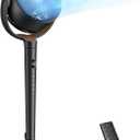 DREO Fan for Bedroom, 120 Oscillating Standing Fan, Quiet Floor Fan with DC Motor, Pedestal Fan for Room, 9 Speeds, 4 modes, 20dB, 120 Manual Vertical, 37-42" Adjustable Height, 9H Timer, Dark Gray
