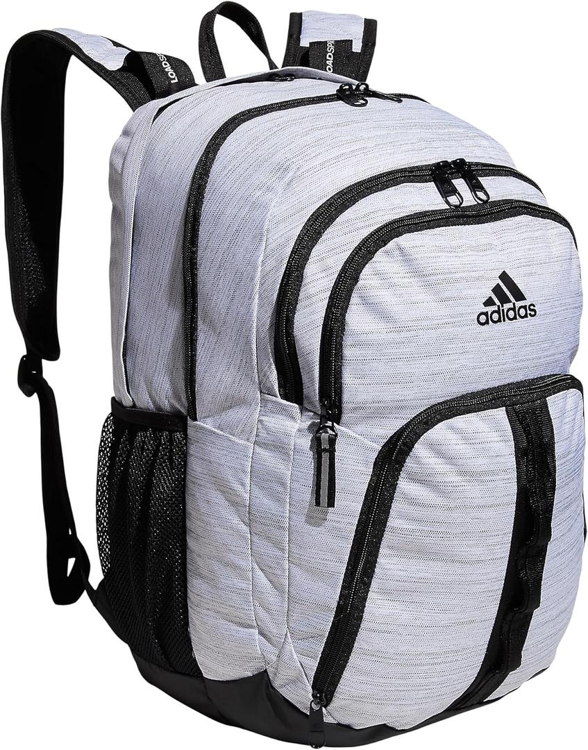 adidas Prime 6 Backpack, Two Tone White/Black, One Size