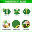 2 x St Patricks Day Classroom Bulletin Boards Decorations St. Patrick's Day DIY Cutouts March Leprechaun Suit and Dress Paper Cutting Green Irish