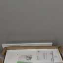 Amada 24 Inch Floating Shelves with Invisible Brackets, Set of 2, White