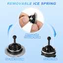 2pcs Milk Frother Parts for Nespresso, Stainless Steel ABS Material Milk Frother Replacement Whisk Accessories Compatible with Nespresso Aeroccino 3 4 Plus