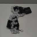 Red and White Solar String Lights Outdoor, Waterproof 2-Pack Total 100 LED 64FT Crystal Globe Solar Lights for Outside, Patio Decorations with 8 Lighting Modes for Xmas Tree Wedding Patio Party