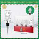 3 x Set of 4 Christmas Wine Stuffed Christmas Decoration, Christmas Party Decoration Gift, Bridal Shower or Baby Shower Party Gift Gift for Guests Christmas Decoration SouvenirAlloy