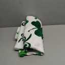 GOOESING St. Patrick's Day Throw Blanket Green Clover Shamrock Throw Blankets Lightweight Cozy Flannel Blanket for Bedroom Living Rooms Couch Sofa Bed Home Decor 40x50 Inch