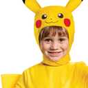 Disguise Pokemon Pikachu Costume Child Pikachu Cosplay Outfit & Headpiece Kids Pokemon Cosplay - L 4/6