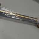 Ivilon Tension Curtain Rod - Spring Tension Rod for Windows or Shower, 36 to 54 Inch. Warm Gold