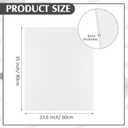 Patelai 6 Pcs 24 x 36 Inches Corrugated Plastic Sheet Corrugated Poster Board 4mm Thick Waterproof Blank Board Sheets Plastic Yard Sign for Garage and Estate Sale, Indoor and Outdoor Use (White)
