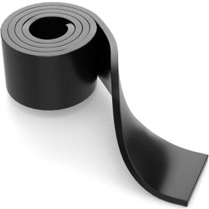 Sorbothane Strip - 1 Strip (70 Duro, 36 (91.4cm) x 2 (5.1cm) x 1/8 (0.318cm) Black