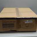 kejector Low Profile Ceiling Fan with Light,20 Inch Fandelier Ceiling Fans with Lights and Remote App Control,360Oscillation Bladeless Flush Mount LED Fan Light for Bedroom Living Dining Room