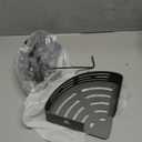 VOLPONE Corner Shower Caddy Suction Cup Shower Shelf Corner No Drilling Bathroom Shower Organizer Storage Rack Adhesive with Towel Bar Hooks (2-Pack, Matte Gray)