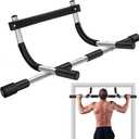 TOPOKO Upgrade Pull Up Bar for Doorway - Max Capacity 440 lbs, Portable Upper Body Workout Bar for Strength Training