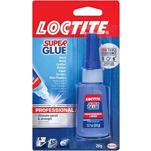 Loctite Super Glue Professional Liquid, 20 Gram Bottle, 3 Pack - Clear Superglue for Plastic, Wood, Metal, Crafts, & Repair, Instant Glue Adhesive, Quick Dry