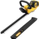 Cordless Hedge Trimmer for DEWALT 20V MAX Battery, 20-inch Electric Bush Shrub Edge Trimmer, Brushless Motor, Powerful & Lightweight (Only Tool)