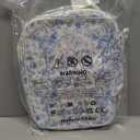 BESARME Bible Cover Case for Women, Large Bible Case Bibles Bag Mother's Day Christian Gifts for Mom Religious Study Supplies(Blue Flower)