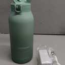 Momcozy Portable Milk Warmer for Travel  Dual Heating Modes for Breast Milk & Water, Portable Bottle Warmer with Fast Heating & Long Battery Life, 17 Ounces Large Capacity to Meet Your All-Day Needs (Gradual Change of Green)